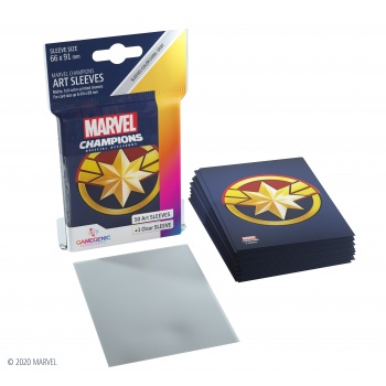 Gamegenic Marvel Champions Art Sleeves - Characters (50+1 Sleeves) - Obaly na Karty Barva: Captain Marvel