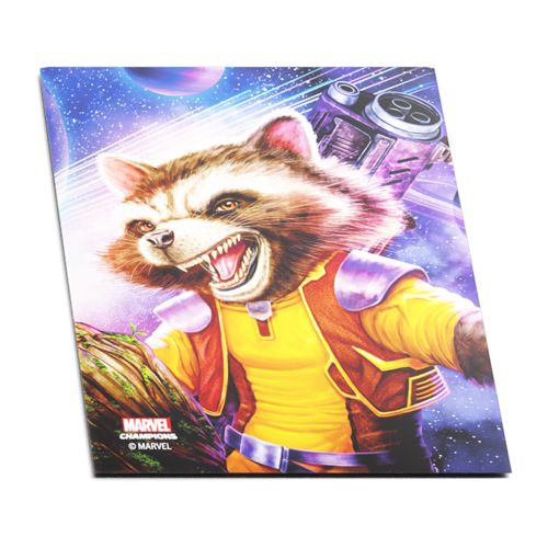 Gamegenic Marvel Champions Fine Art Sleeves (50+1 Sleeves) - Guardians of the Galaxy - Obaly na Karty Barva: Rocket Raccoon