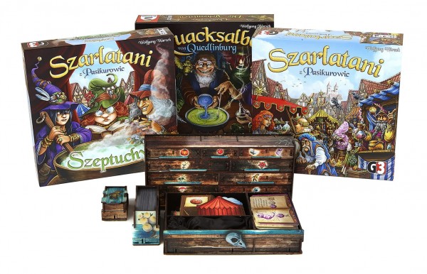 Poland Games Insert: The Quacks of Quedlinburg + Expansions UV PRINT (ERA19527) (Kvedlalové z Kvedlinburku)