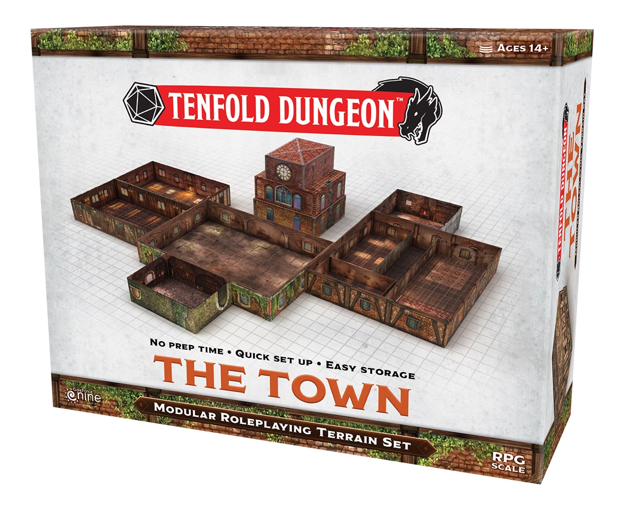 Levně Gale Force Nine Tenfold Dungeon: The Town