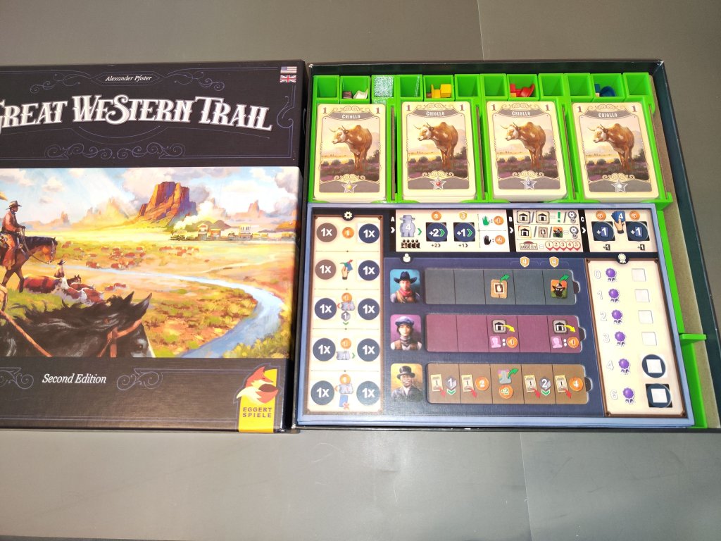 inserty.cz Great Western Trail 2nd Edition - Insert (černý, 0030)