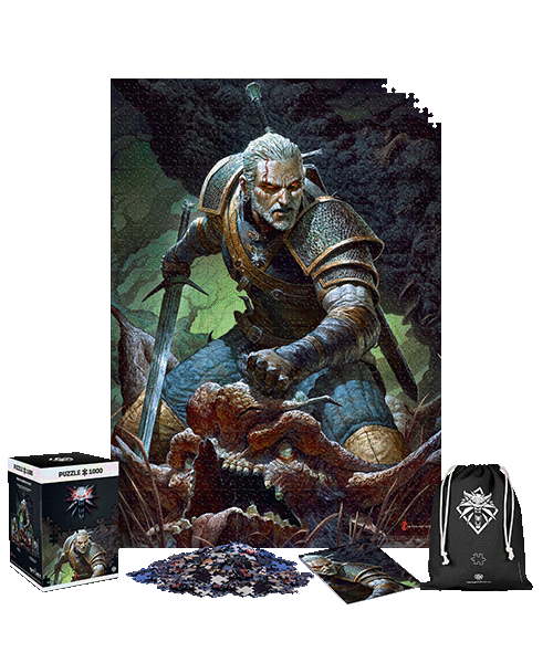 Good Loot The Witcher: Dark World Puzzle 1000 Obrázek