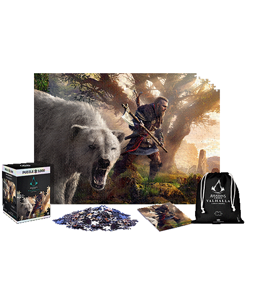 Good Loot Assassin's Creed Valhalla: Eivor & Polar Bear Puzzle 1000 Obrázek