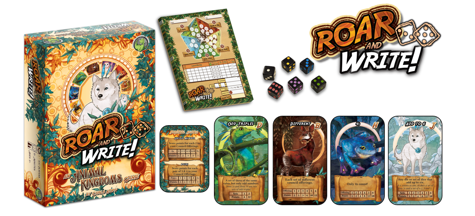 Galactic Raptor Games Roar and Write - EN Obrázek