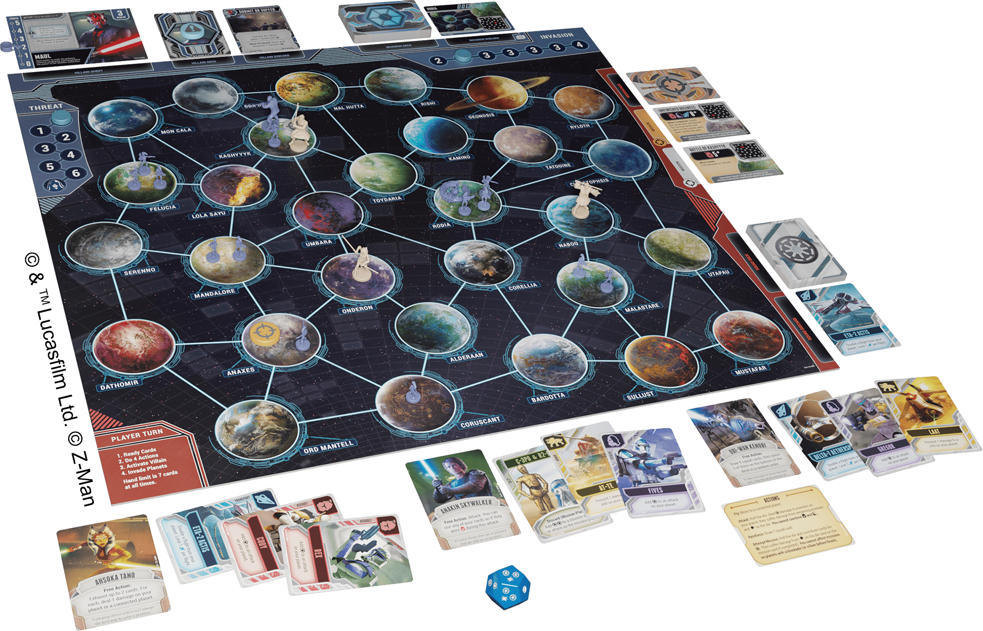 Z-Man Games Star Wars: The Clone Wars – A Pandemic System Game Obrázek