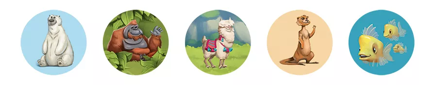 Piatnik Wildtastic Five Obrázek