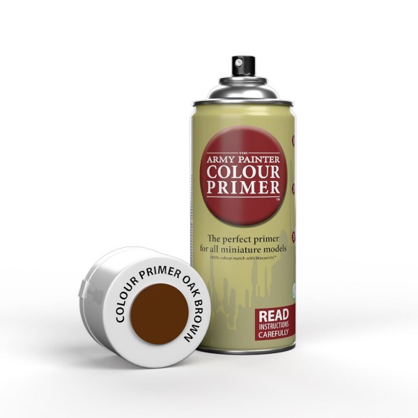 Army Painter Primer: Oak Brown Spray (400ml)
