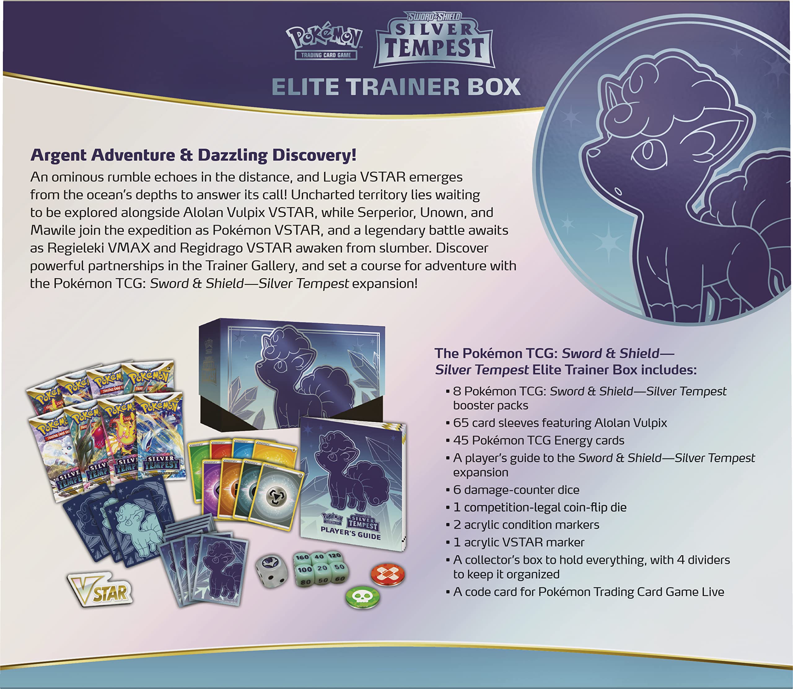 Nintendo Pokémon: Sword & Shield: Silver Tempest - Elite Trainer Box Obrázek