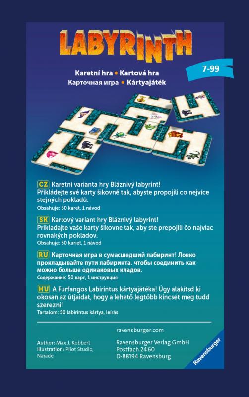 Ravensburger Labyrinth: Karetní hra Obrázek