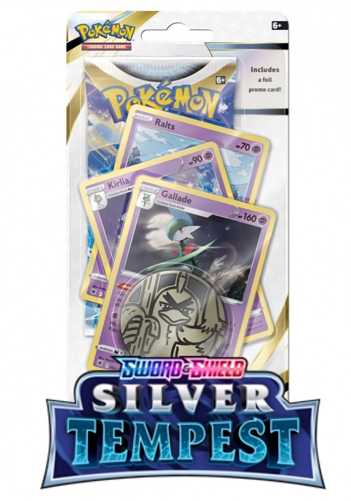 Levně Nintendo Pokémon: Sword & Shield: Silver Tempest - Premium Checklane Blister Varianta: Gallade