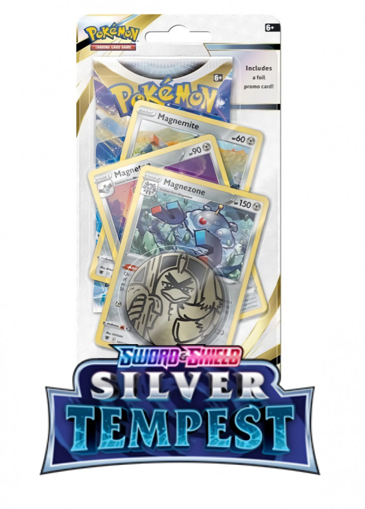 Levně Nintendo Pokémon: Sword & Shield: Silver Tempest - Premium Checklane Blister Varianta: Magnezone