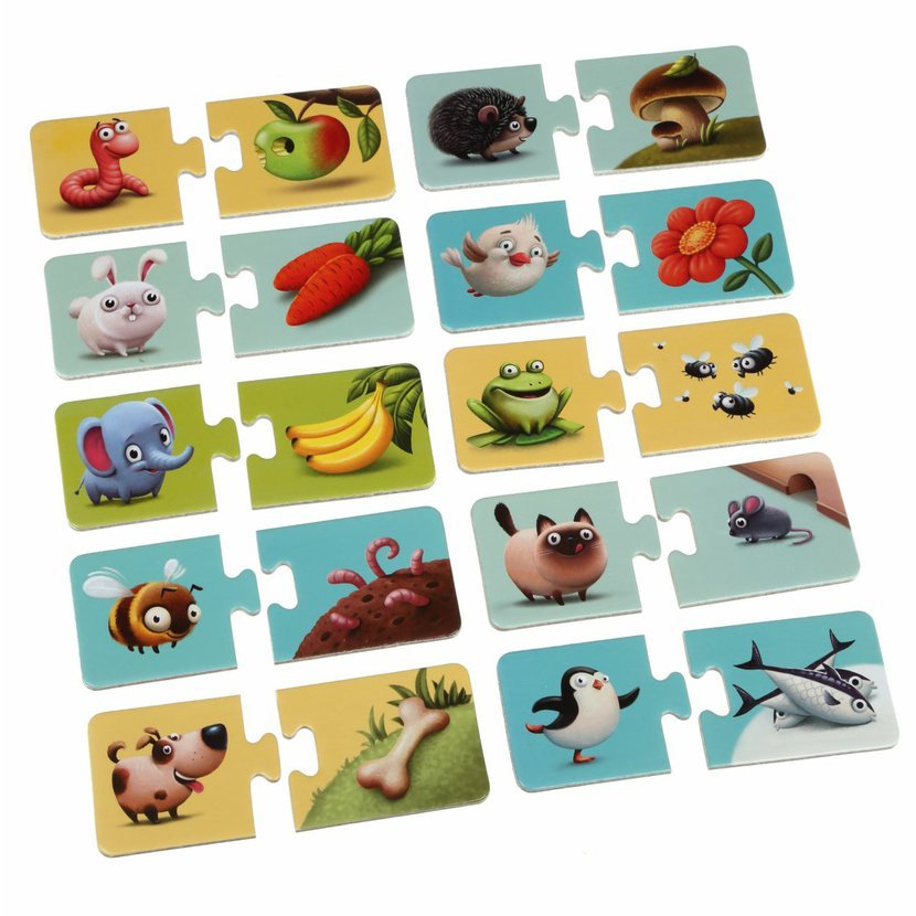Puzzlika Mé jídlo - naučné puzzle 20 dílků Obrázek
