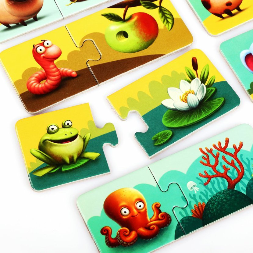 Puzzlika Můj domov - naučné puzzle 20 dílků Obrázek