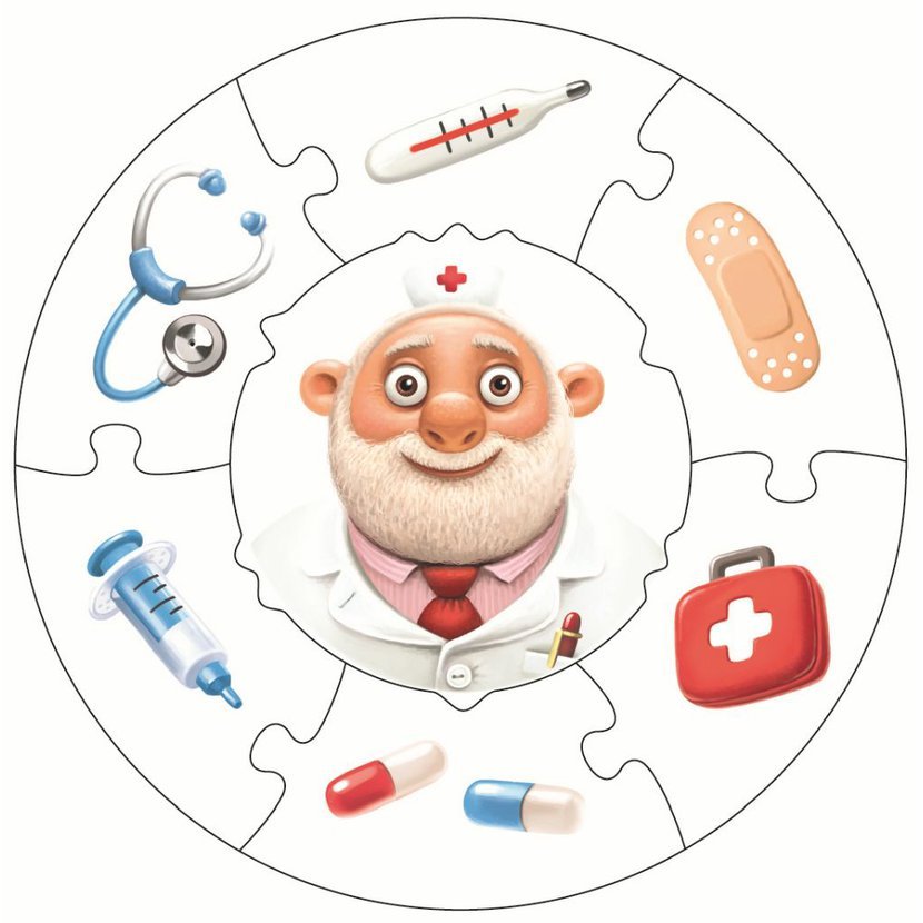 Puzzlika Profese 1 - naučné puzzle 21 dílků Obrázek