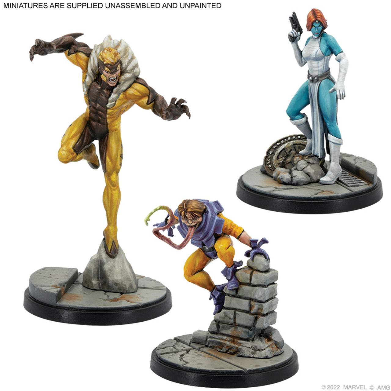 Atomic Mass Games Marvel Crisis Protocol - Brotherhood of Mutants Affiliation Pack Obrázek
