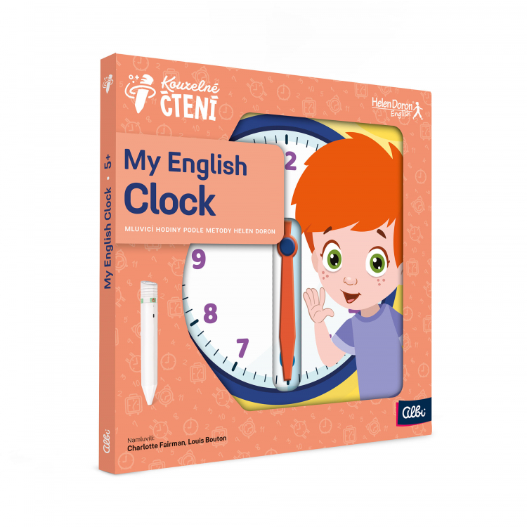 Levně Albi Kouzelné čtení - Mluvicí hodiny My English Clock