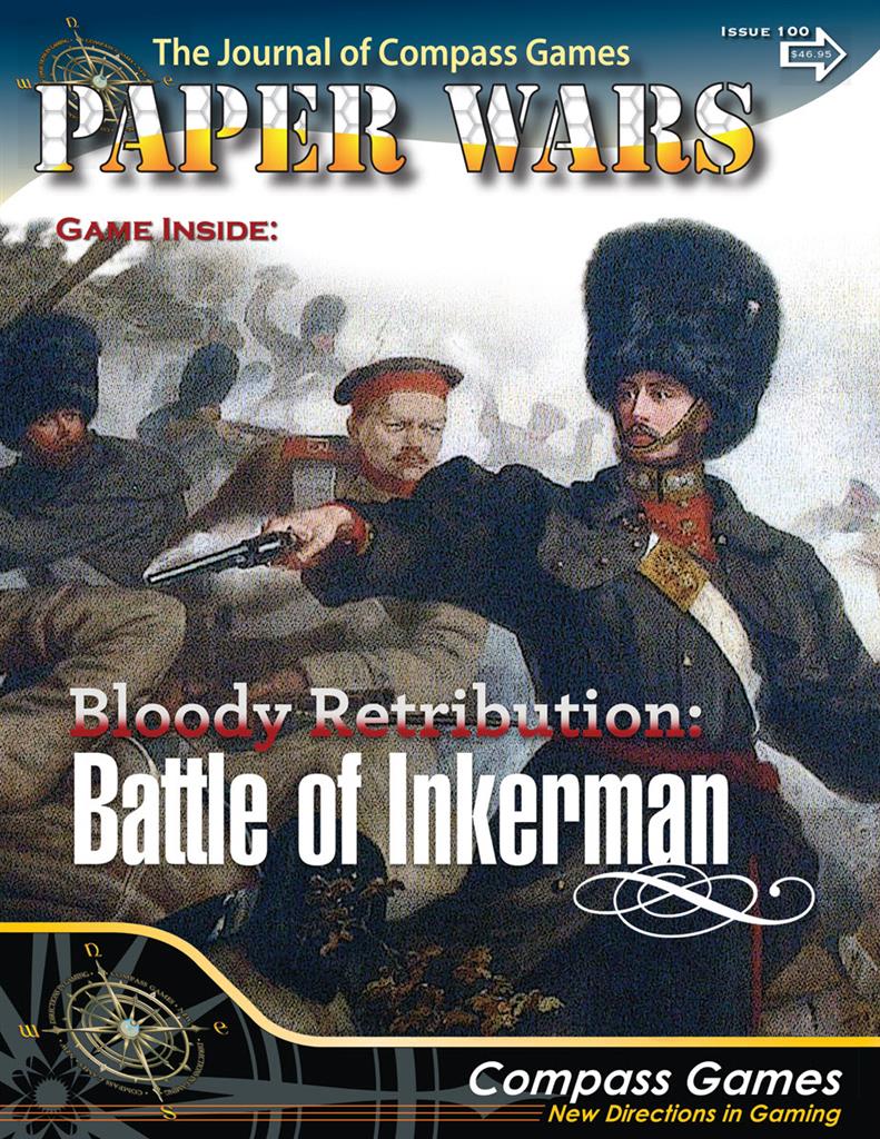 Compass Games Paper Wars Issue 100: Magazine & Game (Bloody Retributions, Inkerman)