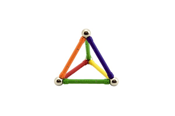 Witka Magnetická stavebnice 99ks v krabici 28x19x5cm Obrázek