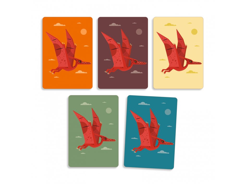 Djeco Karetní hra Dino draft Obrázek