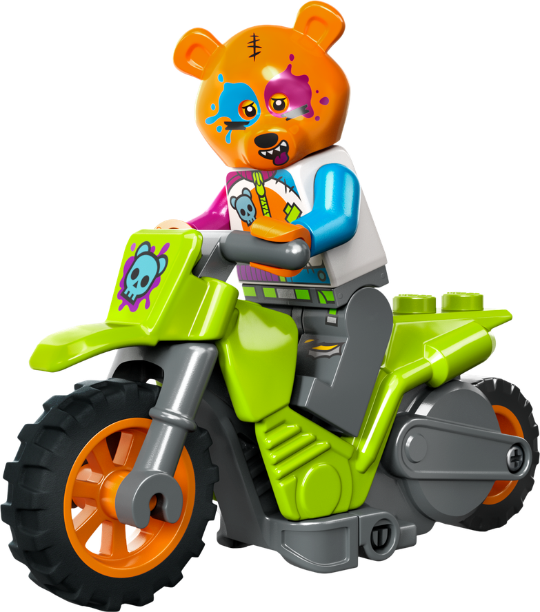 LEGO® Medvěd a kaskadérská motorka 60356 Obrázek