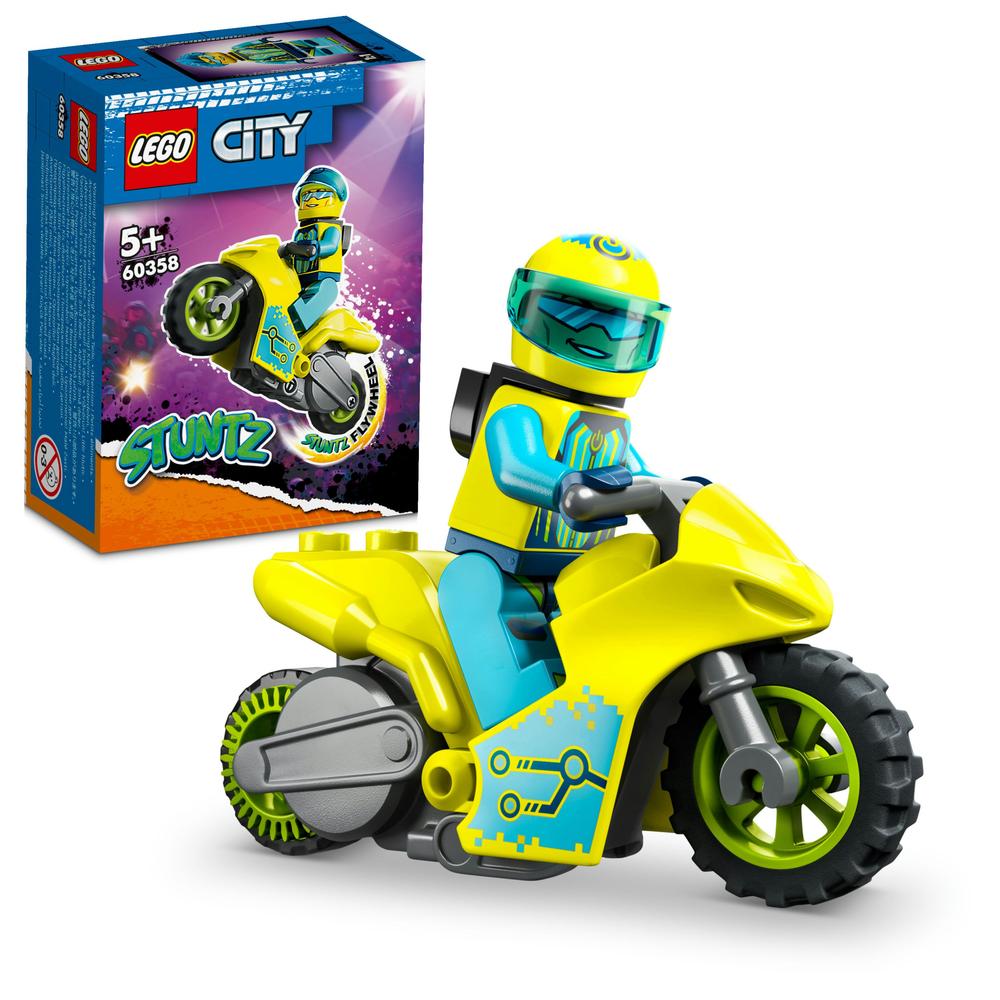 LEGO® Kaskadérská kybermotorka 60358