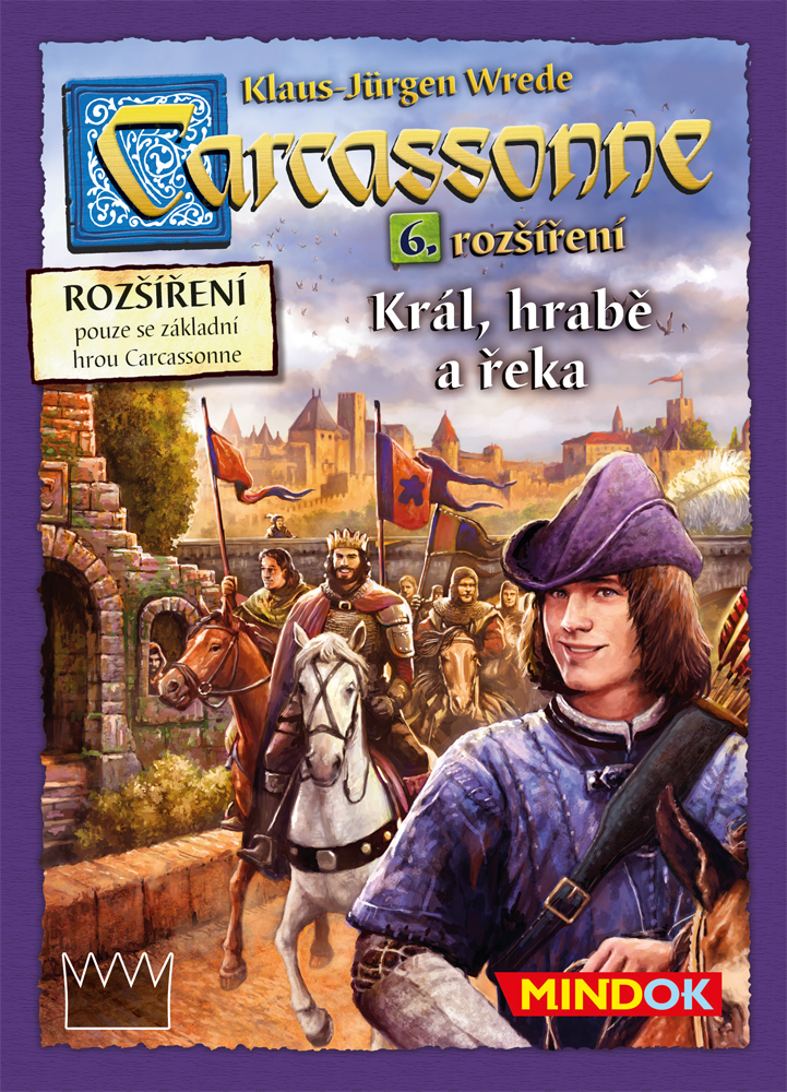 Mindok Carcassonne 2. edice: Král, hrabě a řeka rozšíření 6