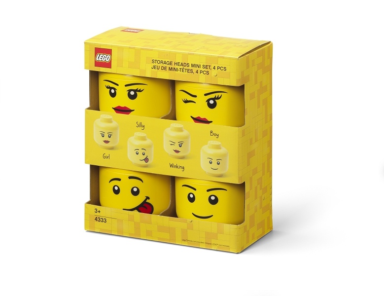 LEGO Storage LEGO úložná hlava (mini) Multi-pack 4 ks