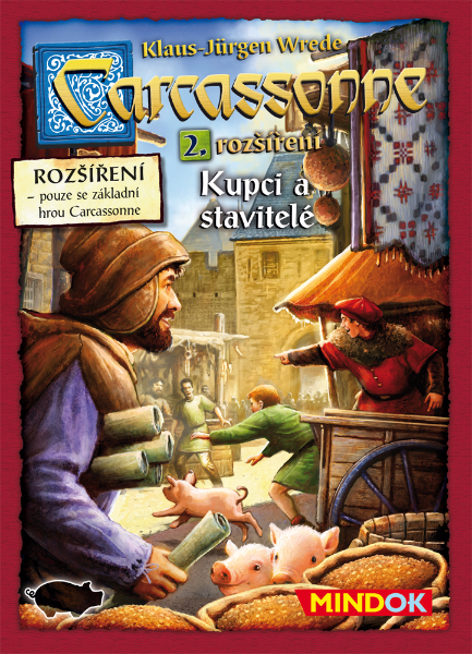 Levně Mindok Carcassonne 2. edice: Kupci a stavitelé