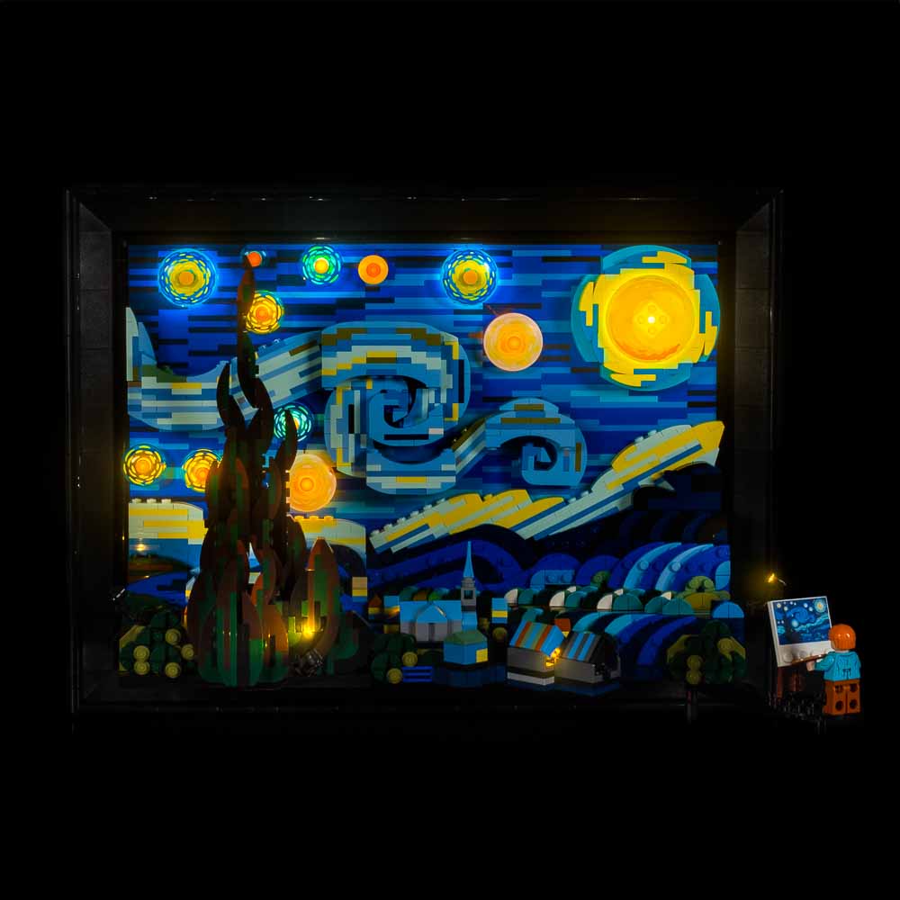 Levně Light my Bricks Sada světel - LEGO Vincent Van Gogh - The Starry Night 21333