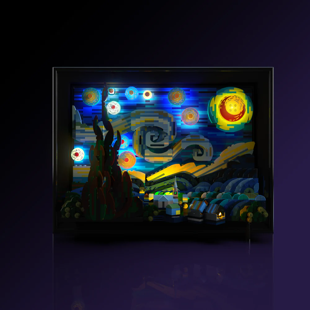Light my Bricks Sada světel - LEGO Vincent Van Gogh - The Starry Night 21333 Obrázek