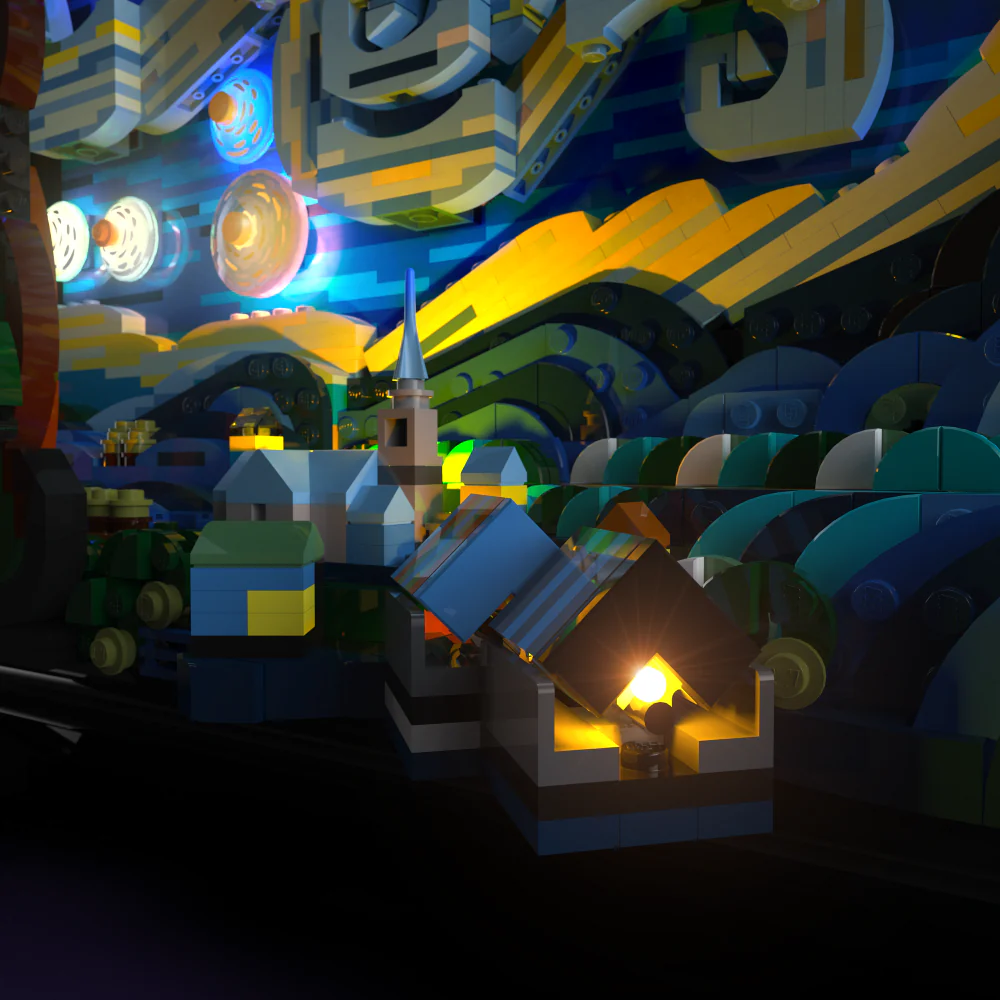 Light my Bricks Sada světel - LEGO Vincent Van Gogh - The Starry Night 21333 Obrázek