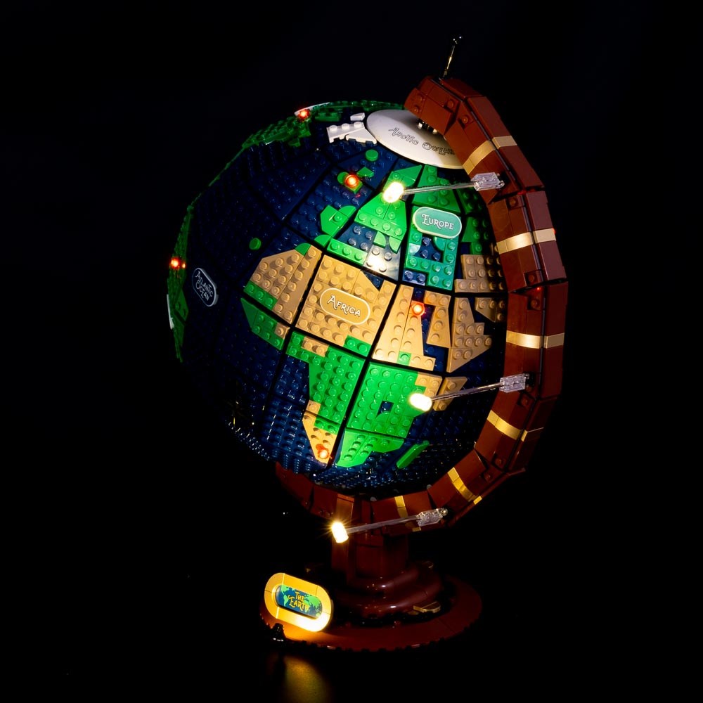 Light my Bricks Sada světel - LEGO The Globe 21332 Obrázek
