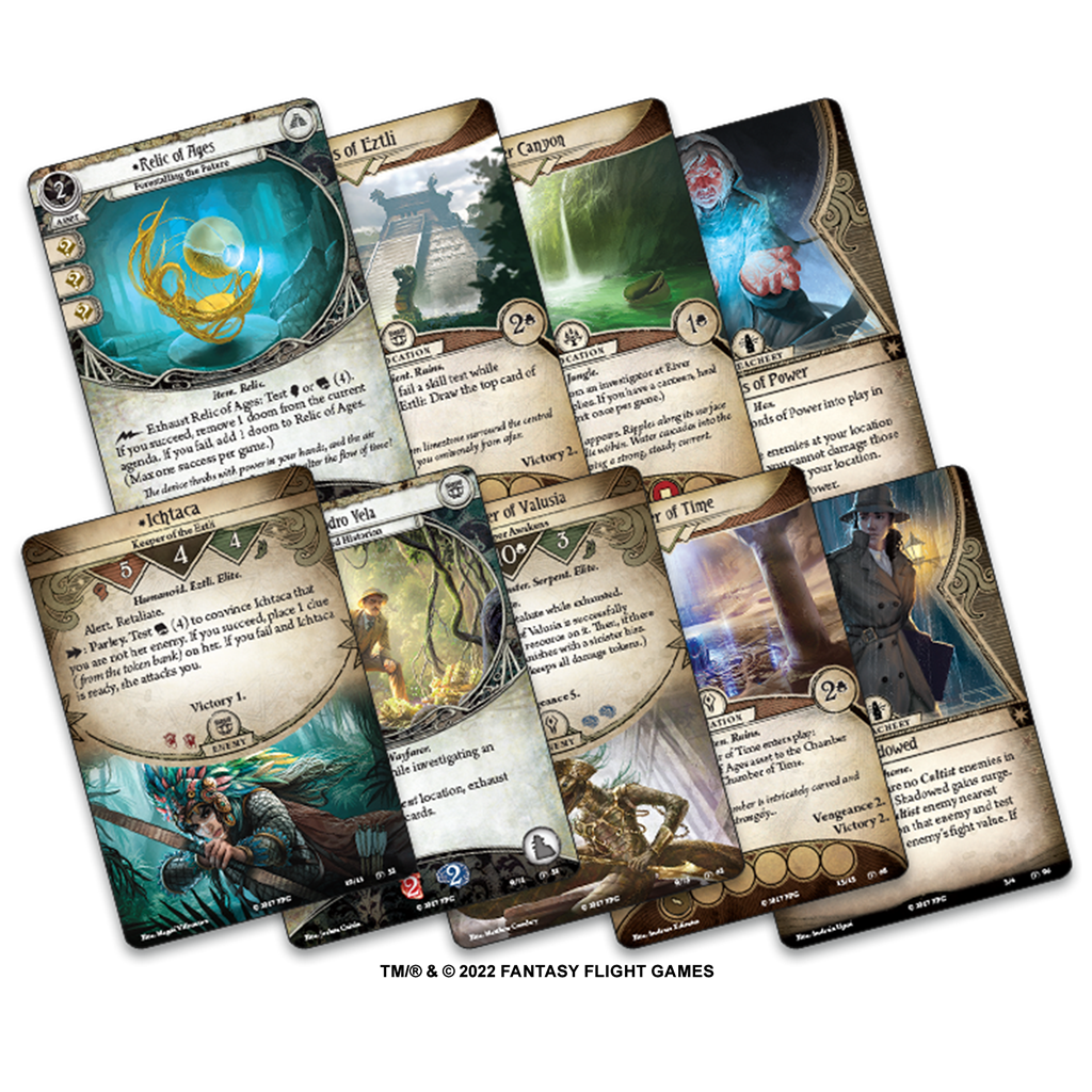Fantasy Flight Games Arkham Horror LCG The Forgotten Age Campaign Expansion Obrázek