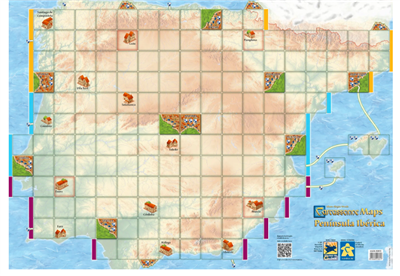 Hans im Glück Carcassonne Maps: Península Ibérica