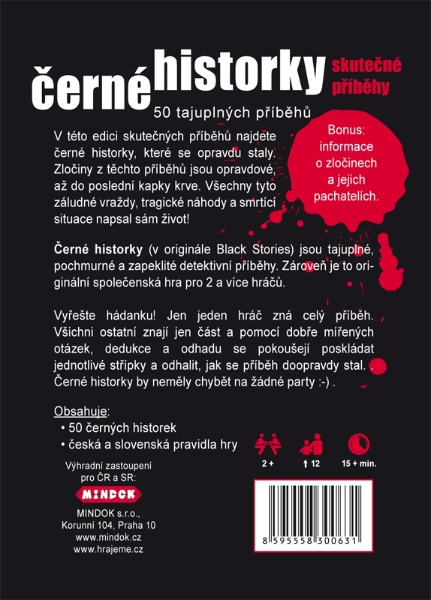 Mindok Černé historky: Skutečné příběhy Obrázek