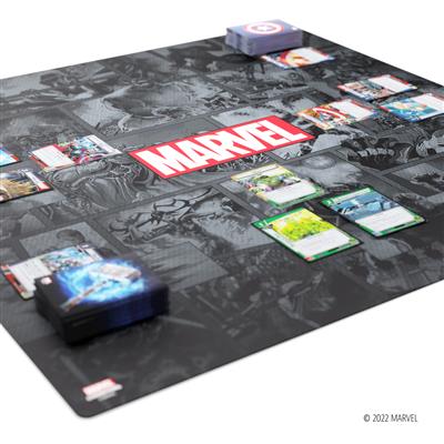 Gamegenic Playmat Xl Marvel Champions - Marvel Black Obrázek