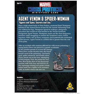 Atomic Mass Games Marvel Crisis Protocol – Agent Venom & Spider-woman Obrázek