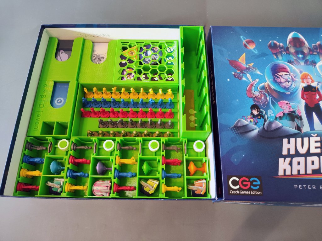 inserty.cz Hvězdní kapitáni - Insert (černý, 0019) (Starship Captains Insert)