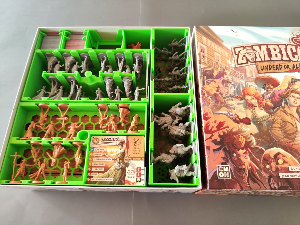 inserty.cz Zombicide Živí nebo nemrtví - Insert (černý, 99352) (Zombicide: Undead or Alive Insert)