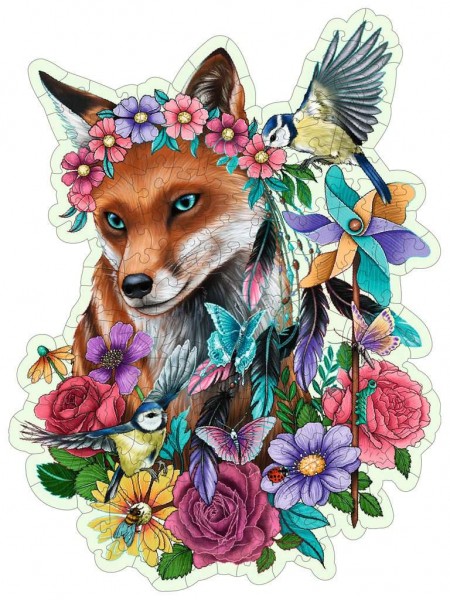 Ravensburger Holzpuzzle: Bunter Fuchs Obrázek