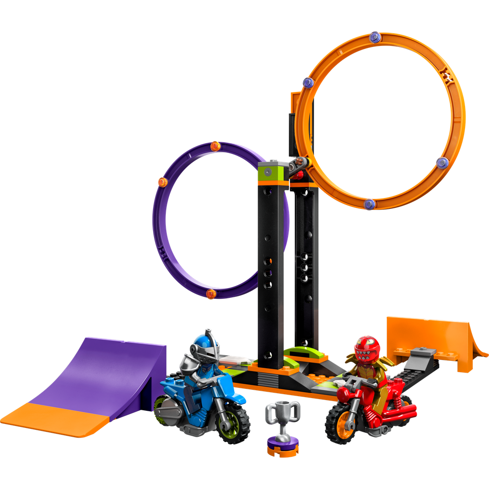 LEGO® Kaskadérská výzva s rotujícími kruhy 60360 Obrázek