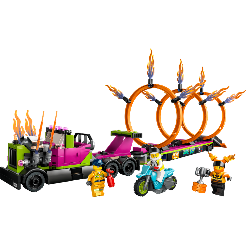 LEGO® Tahač s ohnivými kruhy 60357 Obrázek