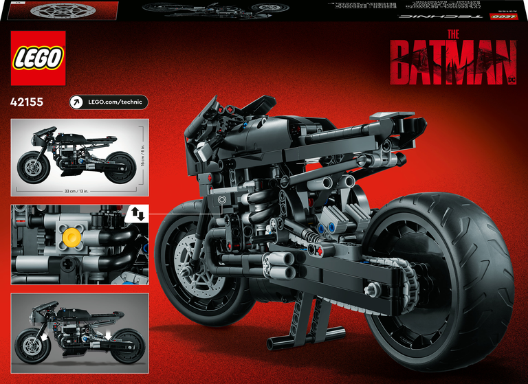LEGO® THE BATMAN – BATCYCLE™ 42155 Obrázek