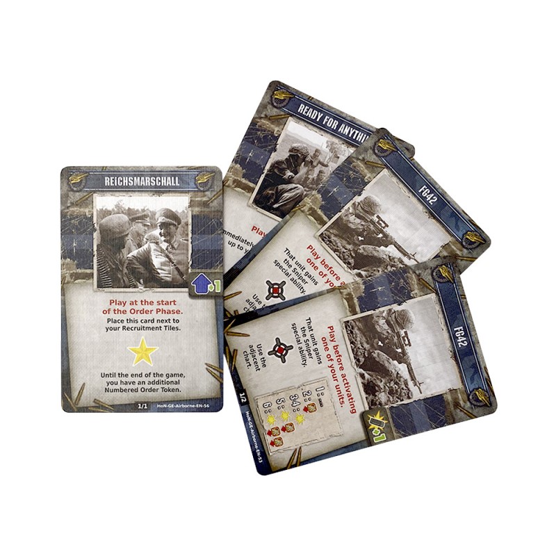 Devil Pig Games Heroes of Normandie - German Cards V2