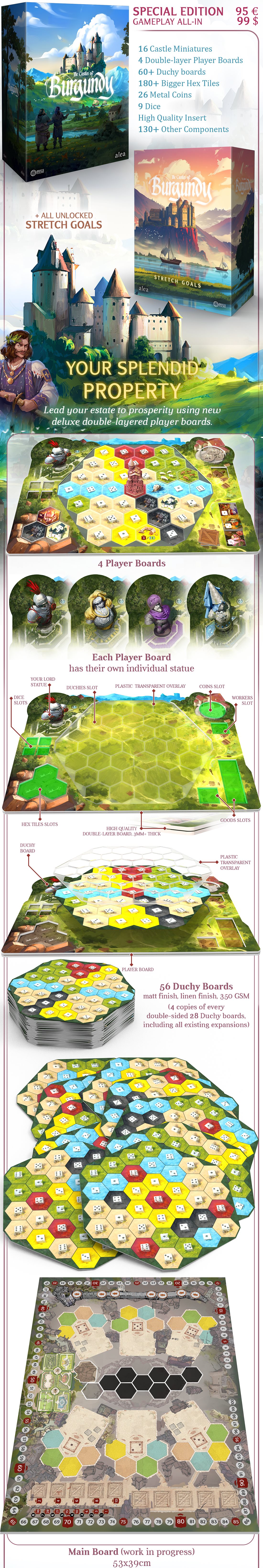 alea The Castles of Burgundy: Special Edition DE Obrázek