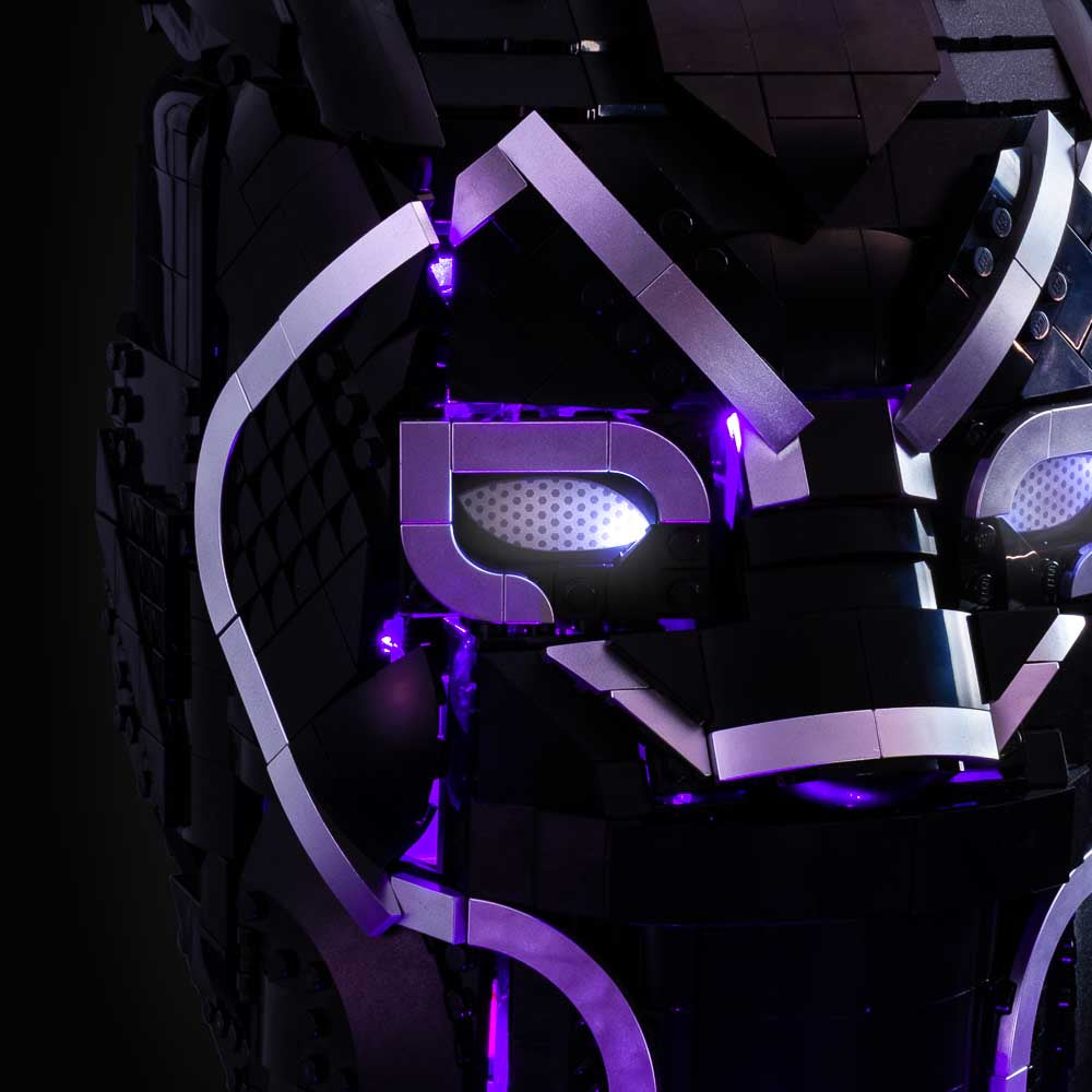 Light my Bricks Sada světel - LEGO Marvel Black Panther Bust 76215 Obrázek