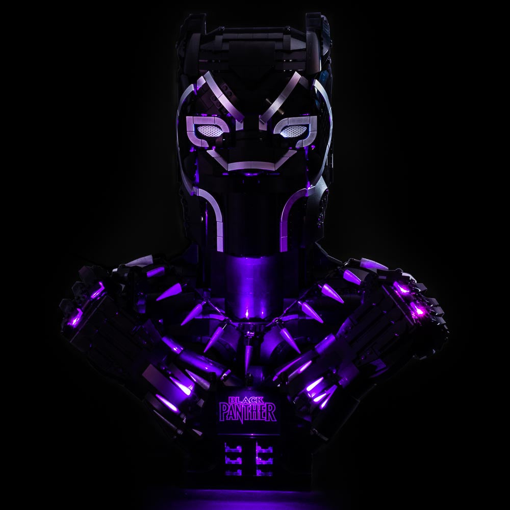 Light my Bricks Sada světel - LEGO Marvel Black Panther Bust 76215