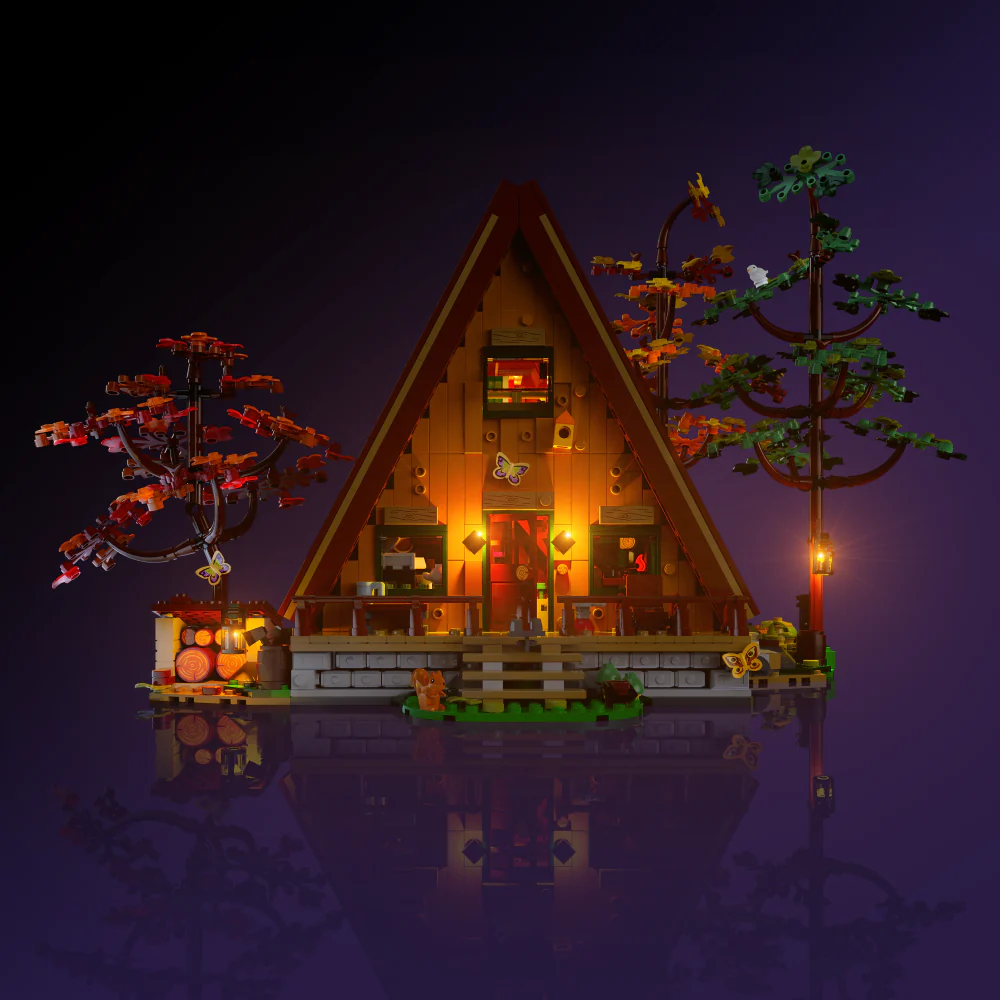 Light my Bricks Sada světel - LEGO A-Frame Cabin 21338 Obrázek