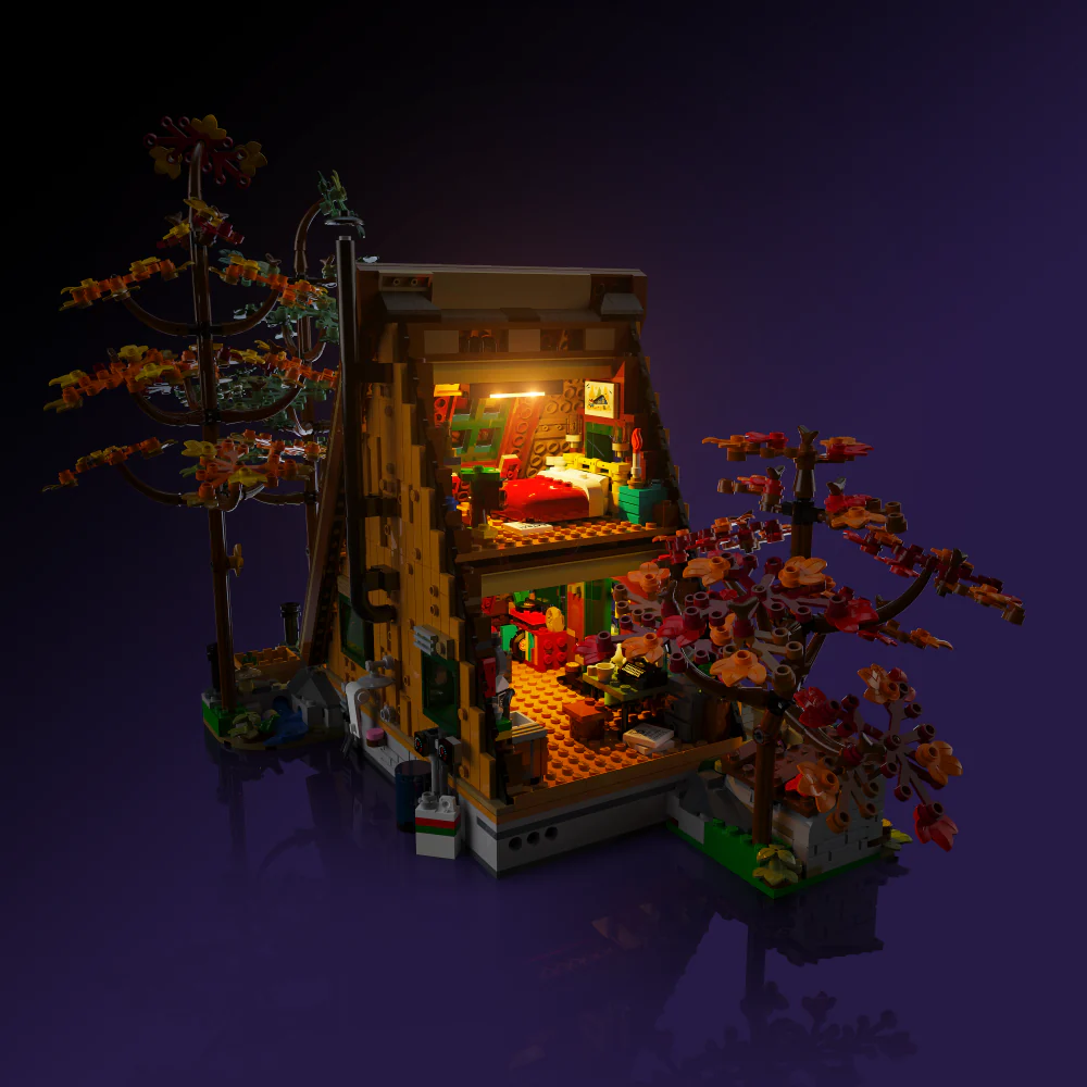 Light my Bricks Sada světel - LEGO A-Frame Cabin 21338 Obrázek