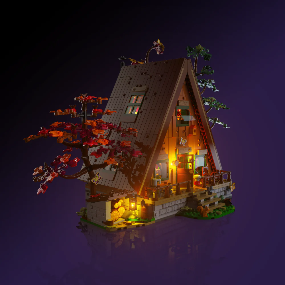 Light my Bricks Sada světel - LEGO A-Frame Cabin 21338 Obrázek